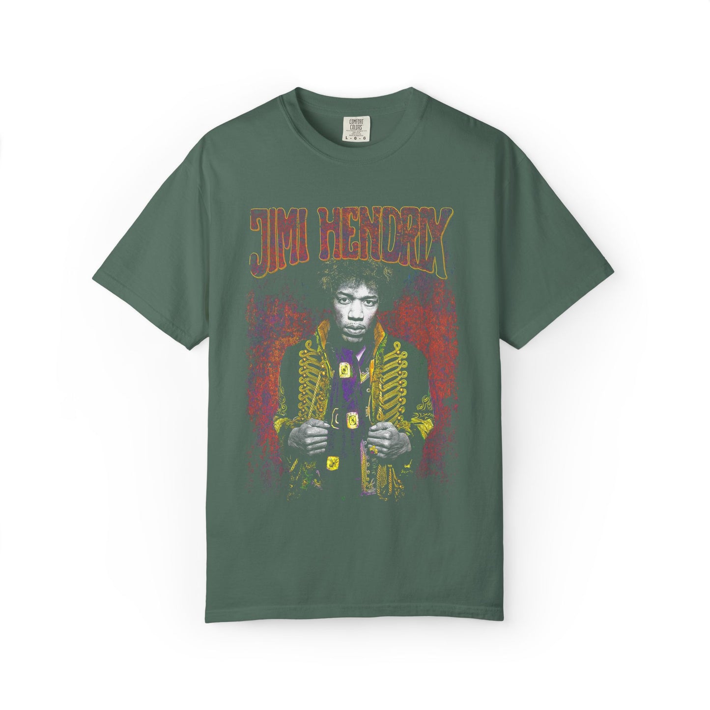 Jim Retro Rock Portrait T-Shirt — Vintage Psychedelic Band Graphic