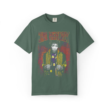 Jim Retro Rock Portrait T-Shirt — Vintage Psychedelic Band Graphic