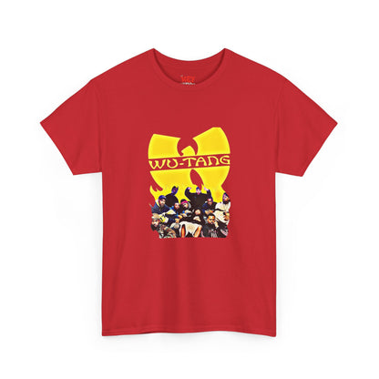 Wu-Tang Clan Logo Photo Tee — Yellow Icon Graphic T-Shirt