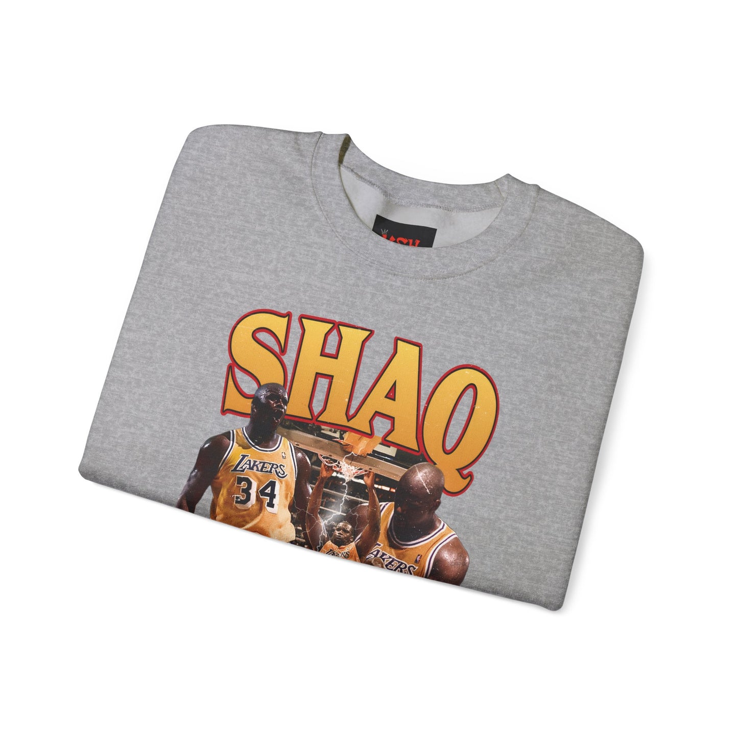 Shaq Attack Crewneck Sweatshirt, Basketball Apparel, Unisex Streetwear, Sports Fan Gift, Cozy Layering Essentials