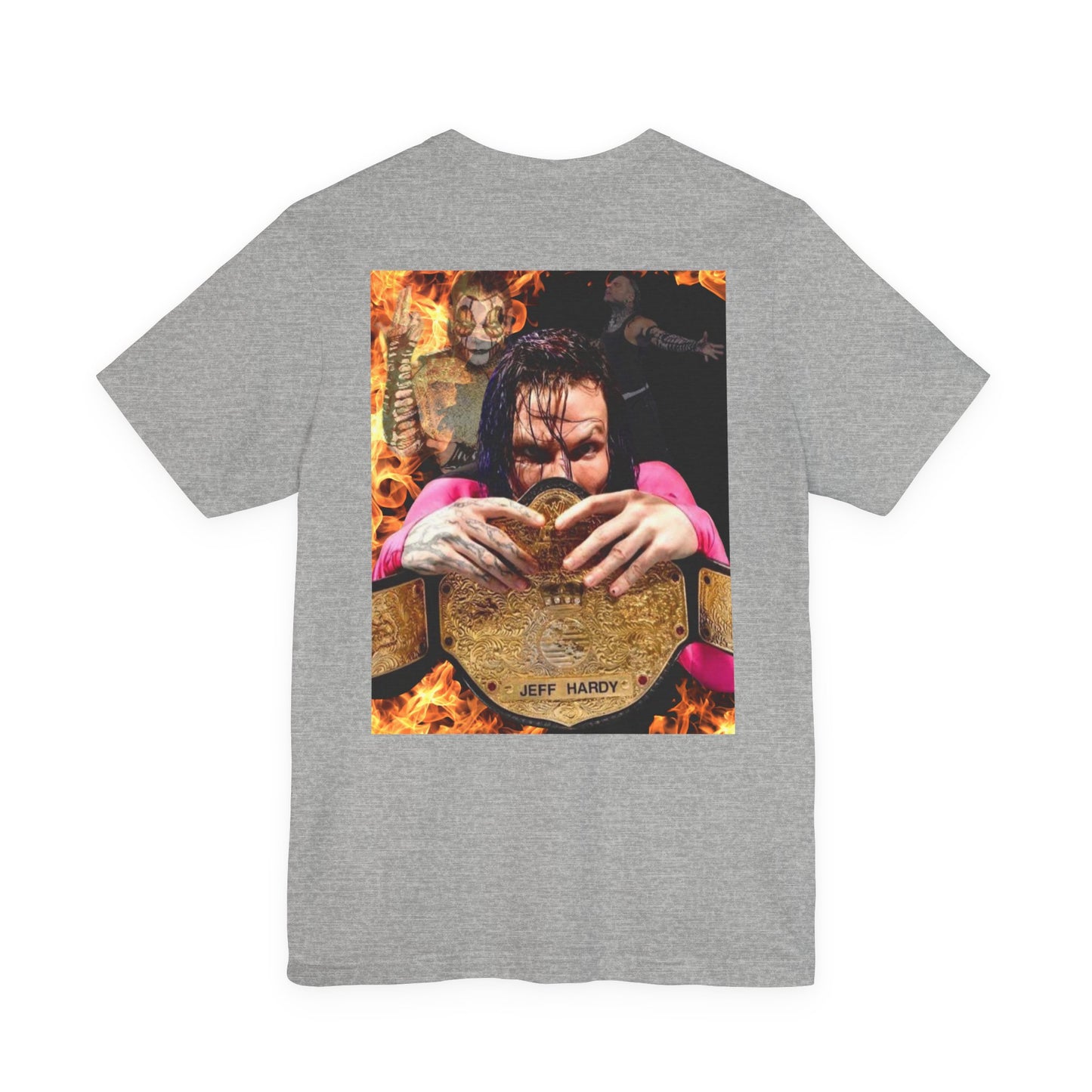 Jeff Retro Wrestling Champion Tee - Unisex Jersey Short Sleeve Shirt