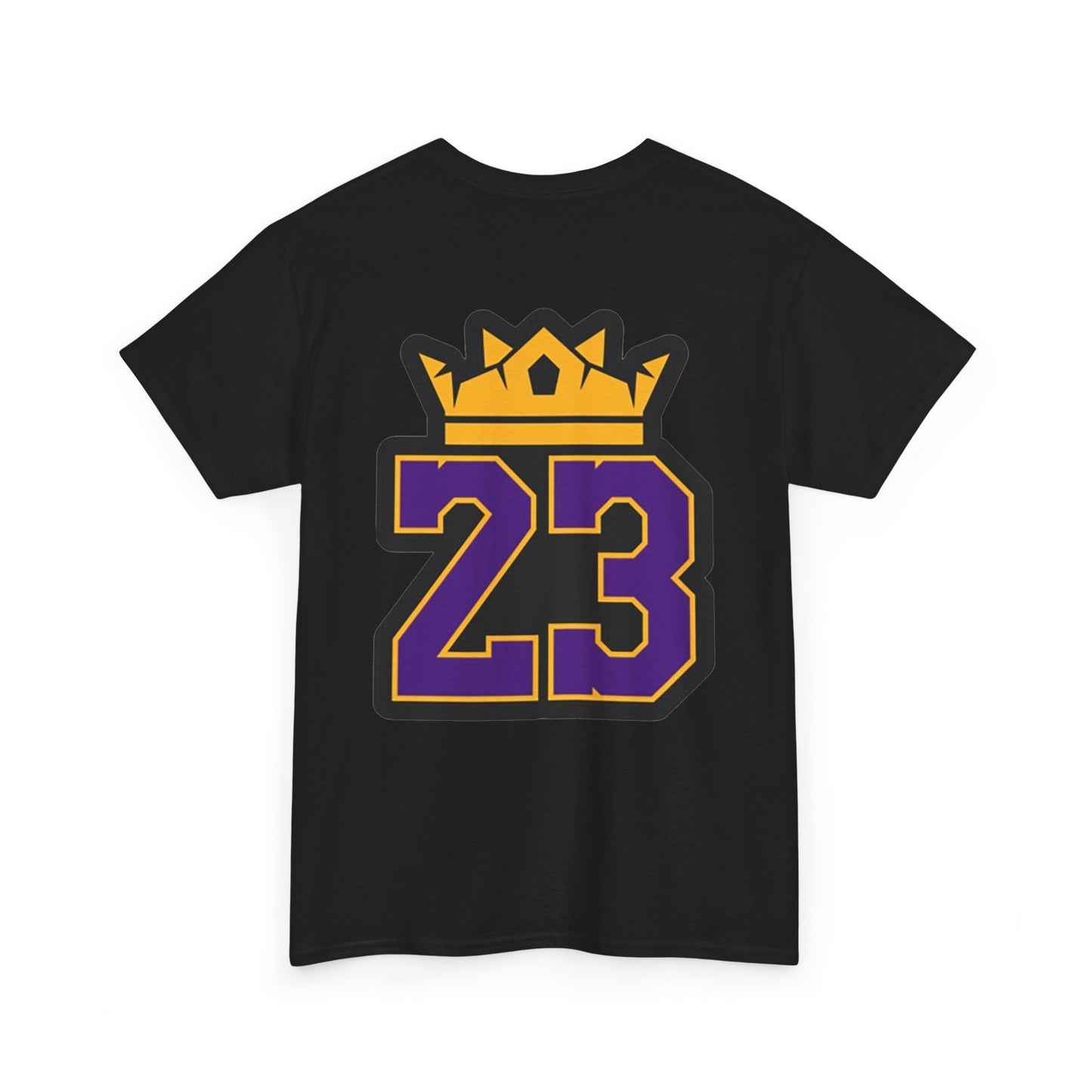 King Crown 23 Tee – Purple & Gold Sports Number Shirt