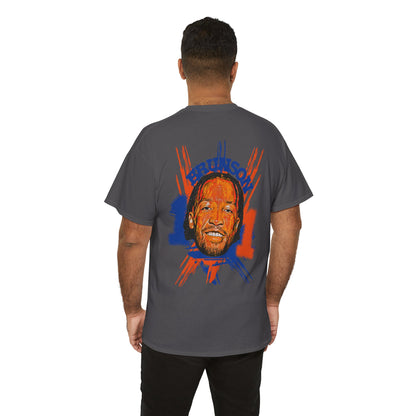 Brunson #11' Retro Portrait Basketball T-Shirt