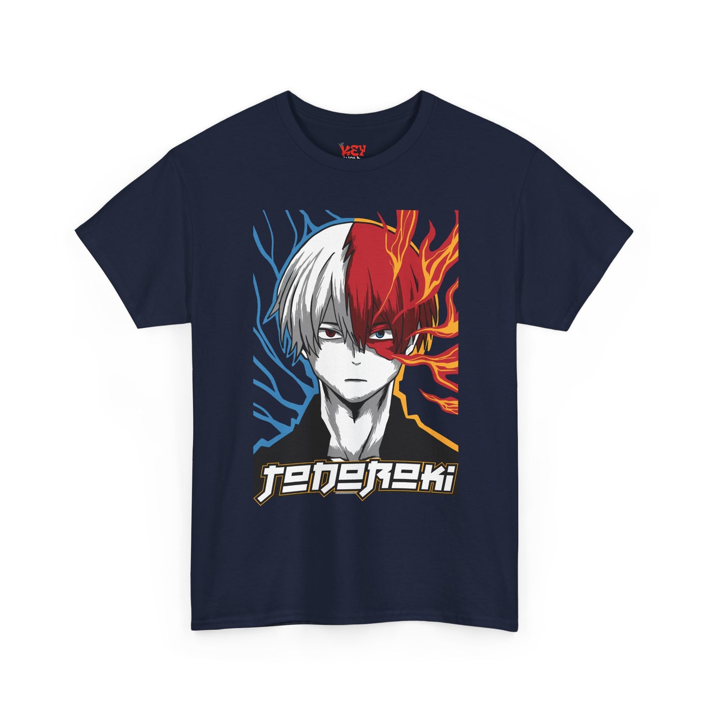 Shoto Todoroki Split Flame & Ice Graphic Tee