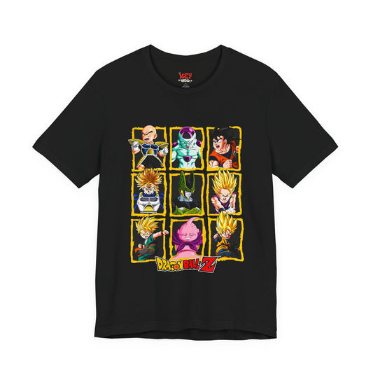 Dragon Ball Z Character Grid T-Shirt
