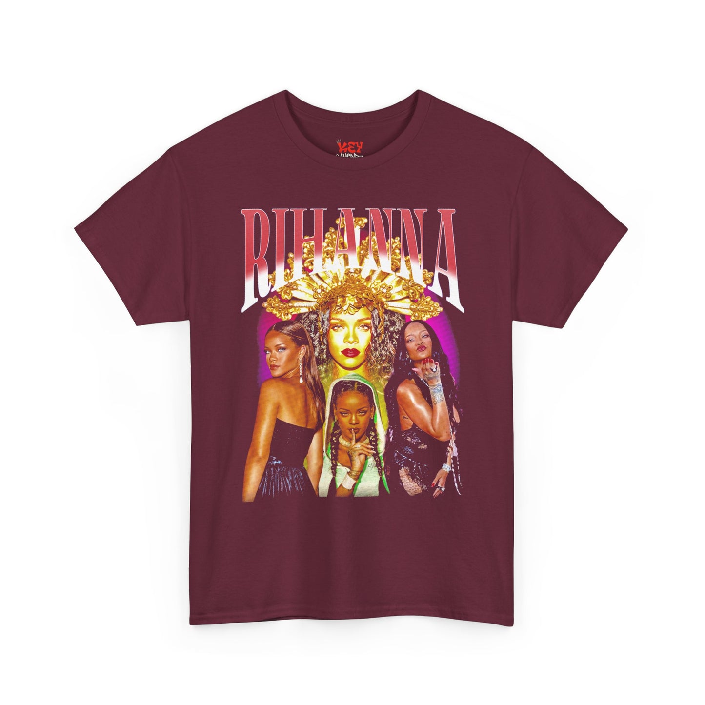 RiRi Graphic Tee — Retro Collage Music Icon Design