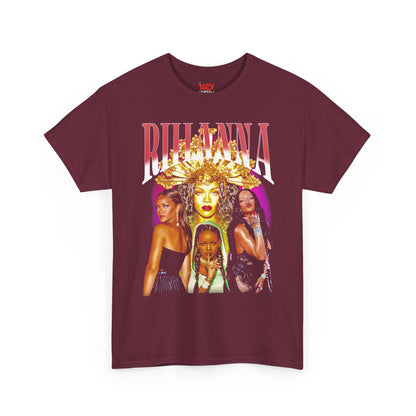 RiRi Graphic Tee — Retro Collage Music Icon Design