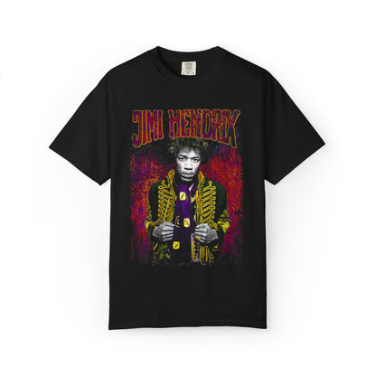 Jim Retro Rock Portrait T-Shirt — Vintage Psychedelic Band Graphic