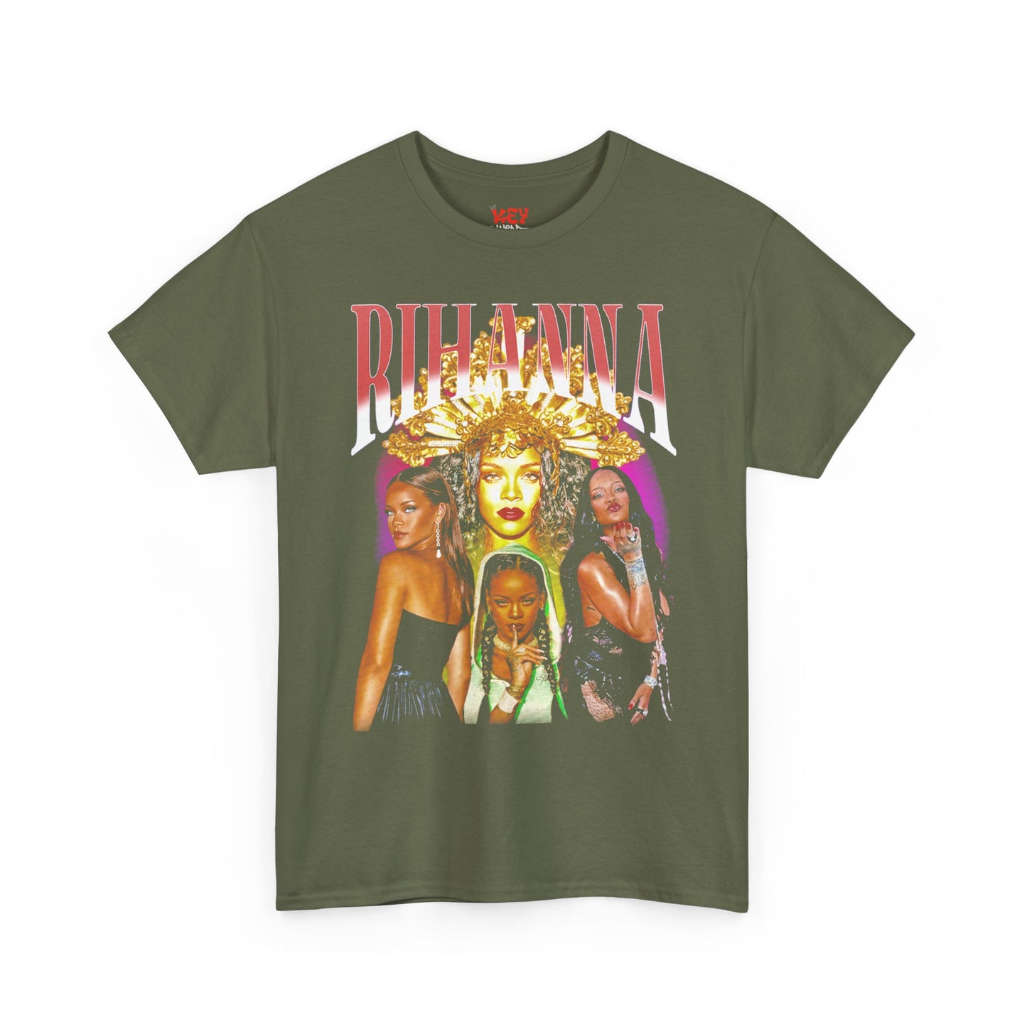 RiRi Graphic Tee — Retro Collage Music Icon Design