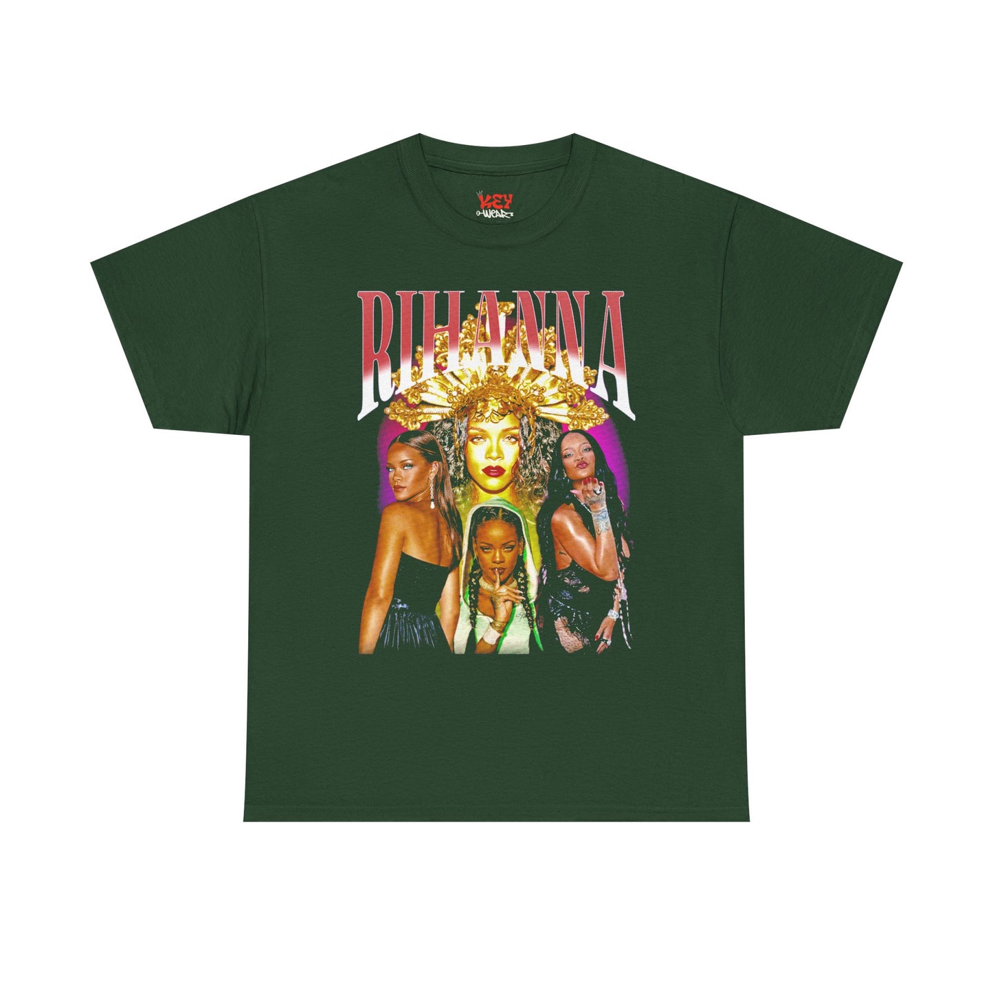 RiRi Graphic Tee — Retro Collage Music Icon Design