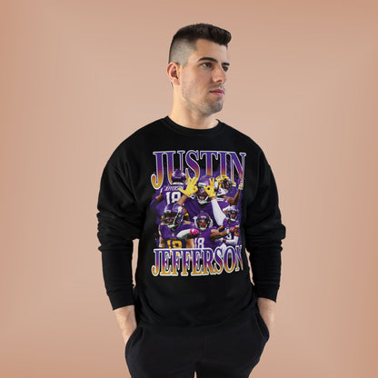 Justin Jefferson Design  Crewneck Sweatshirt