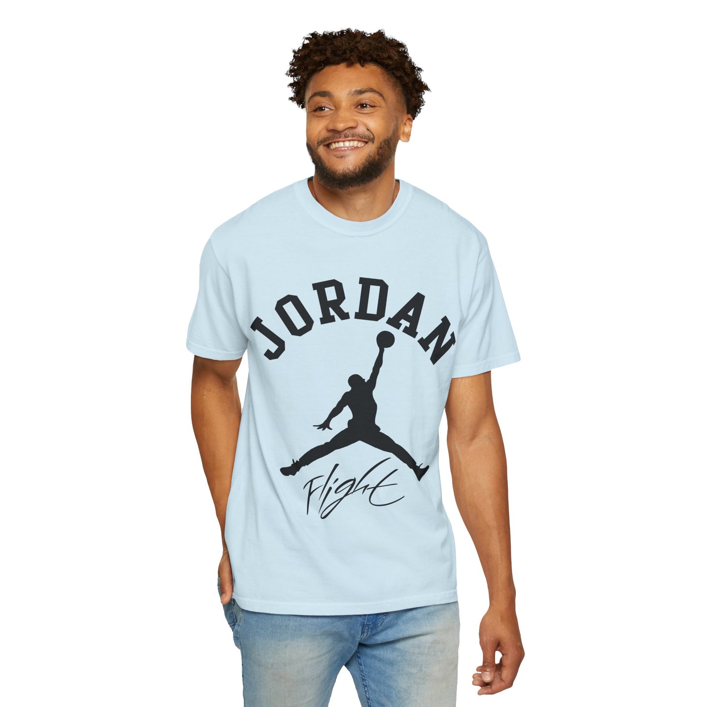 Jordan Flight T‑Shirt — Retro Basketball Logo Tee