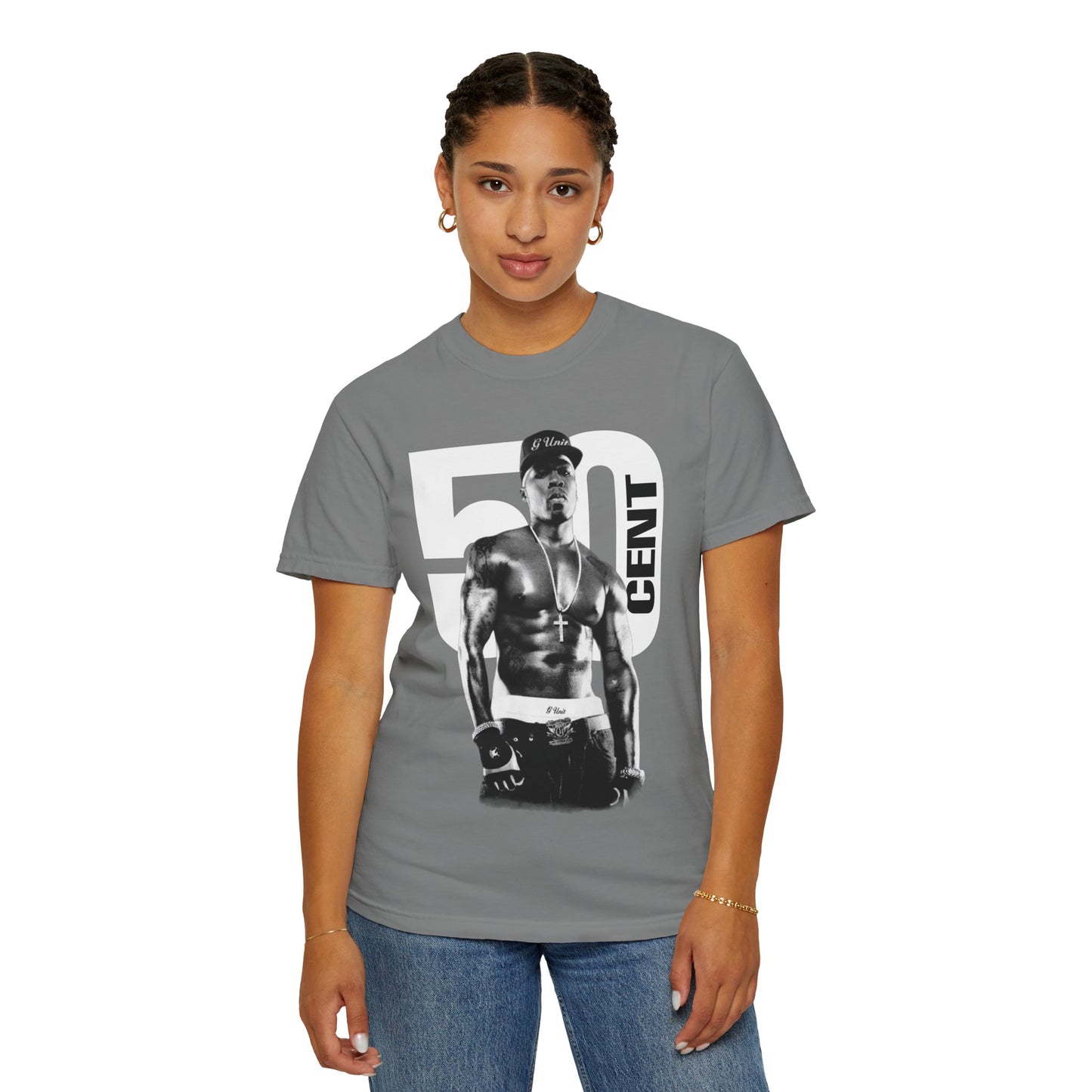 Retro 50 Cent Graphic T-shirt