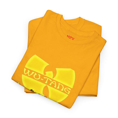 Wu-Tang Clan Logo Photo Tee — Yellow Icon Graphic T-Shirt