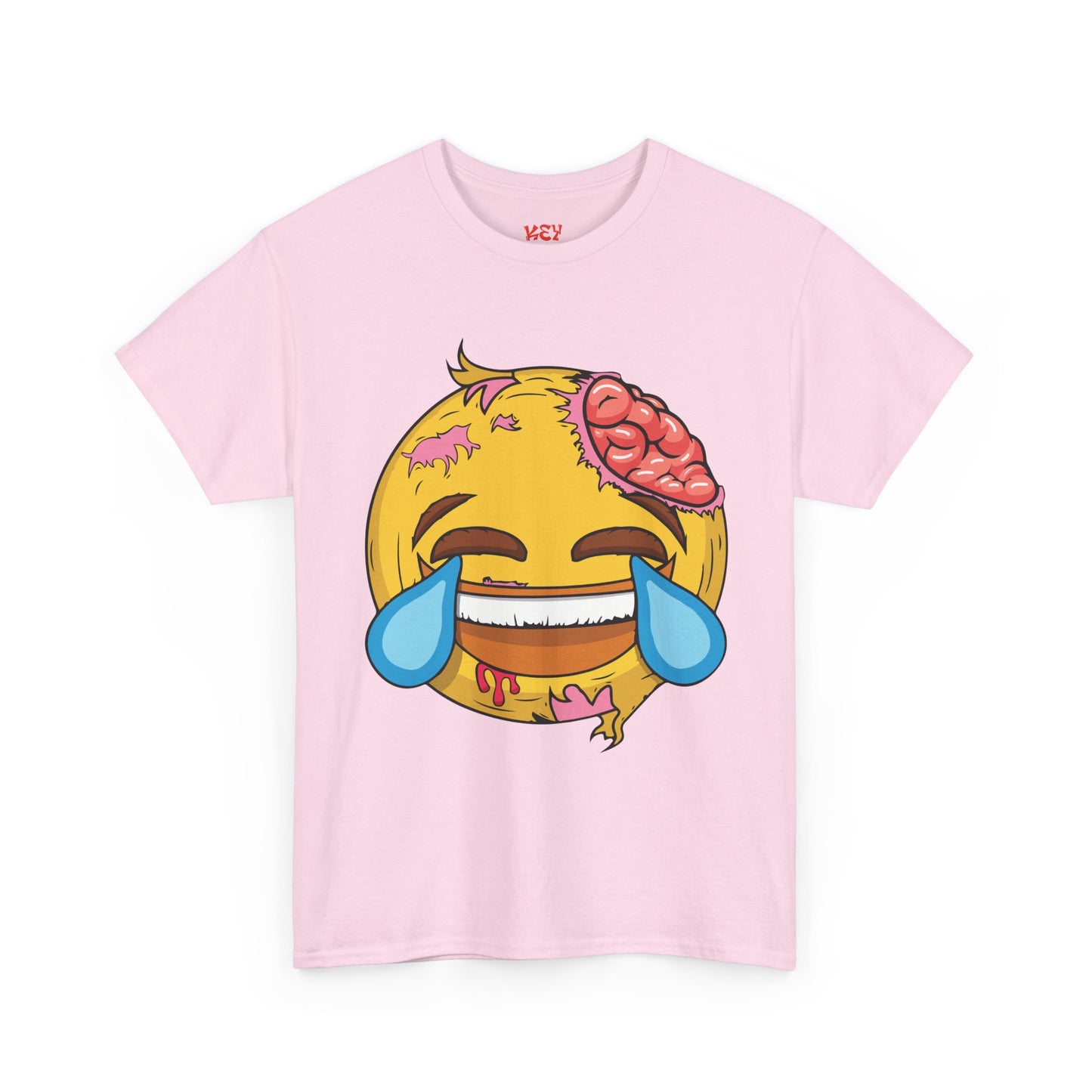Zombie Laughing Emoji T‑Shirt