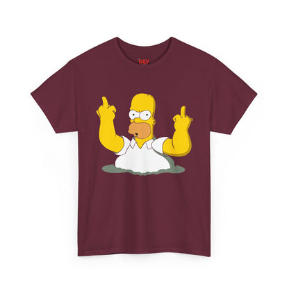 Homer Double Middle Fingers T-shirt