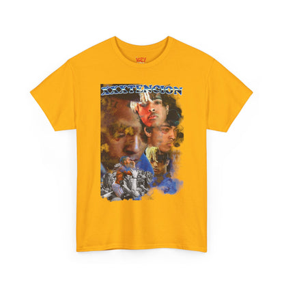 X Graphic Tee - Retro Rap Collage T-Shirt (Portrait Montage Design)