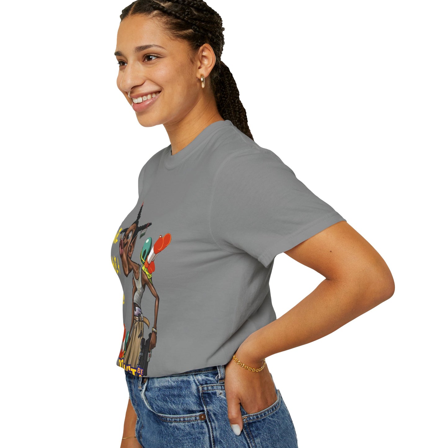 Don’t Be a Menace Graphic T-Shirt — “Do We Have a Problem?” Urban Cartoon Streetwear