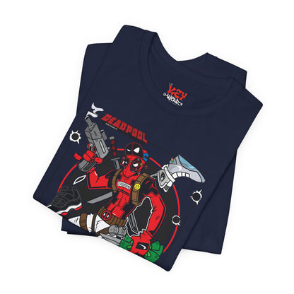 Deadpool Arcade Graphic Tee — Retro Gaming Comic T-Shirt