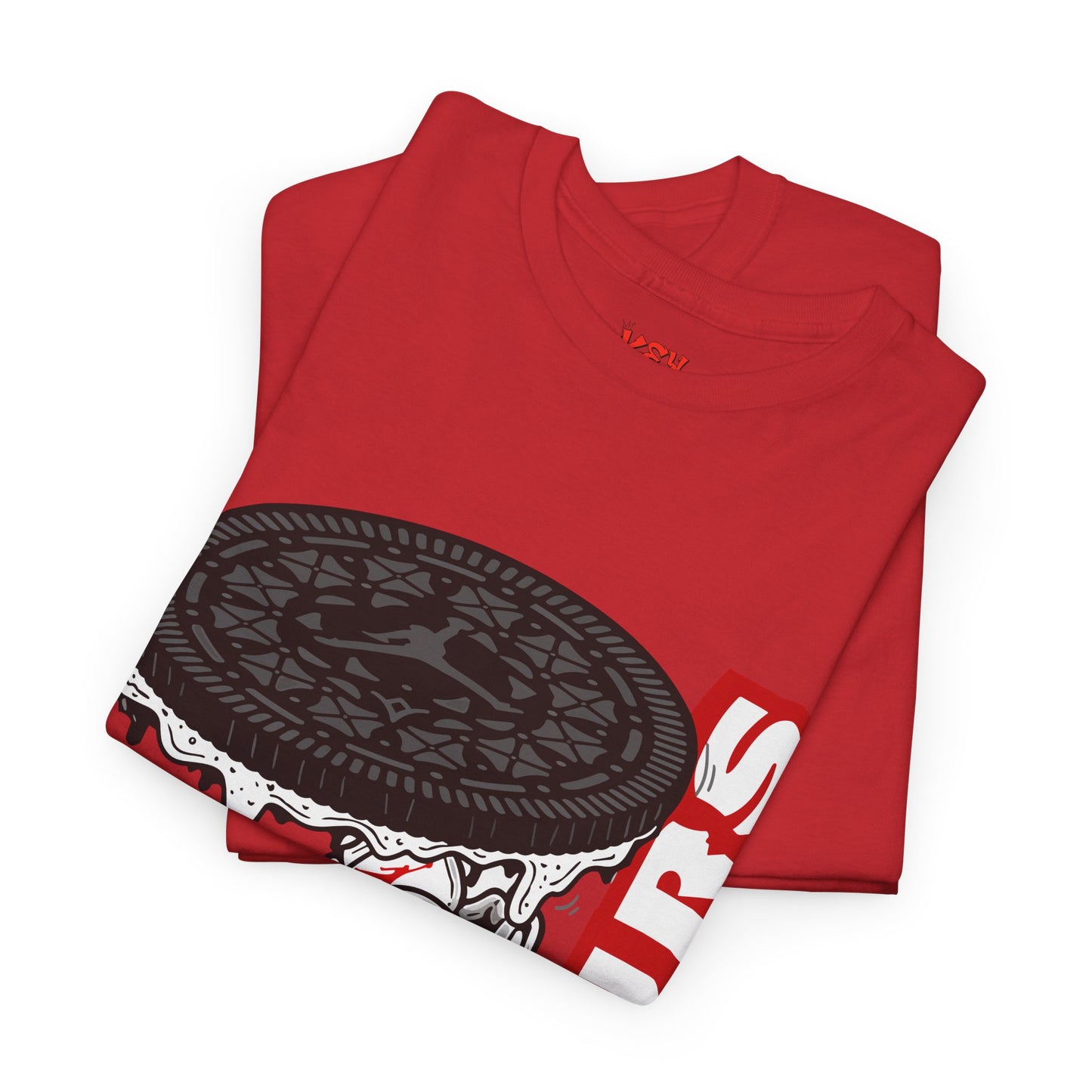 KeyWear Graphic Tee — Oreo Sneaker Sandwich Design ("FOURS")
