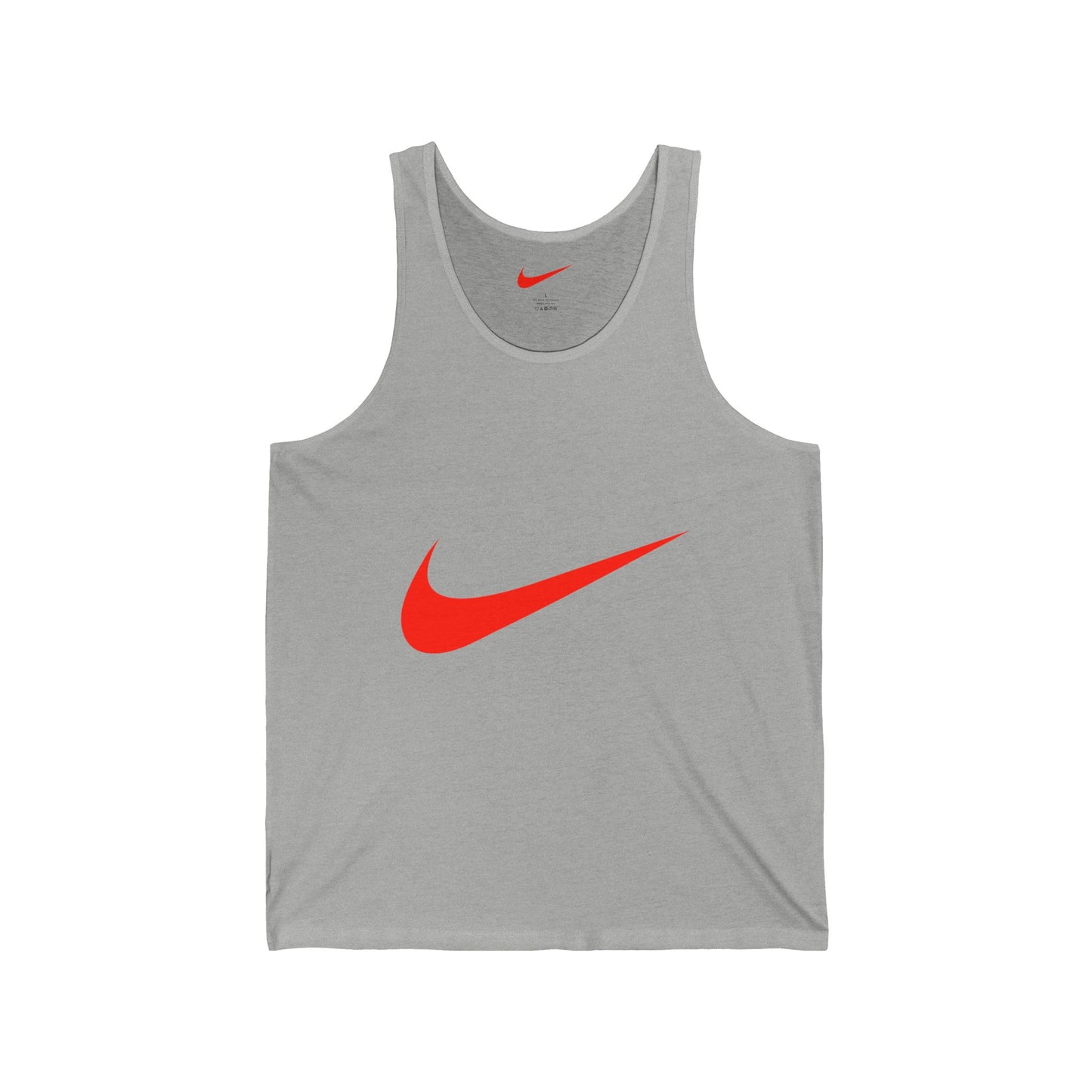 Red Swoosh Tank Top