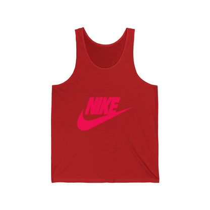 Nike Swoosh Tank Top — Retro Pink Logo Athletic Tank