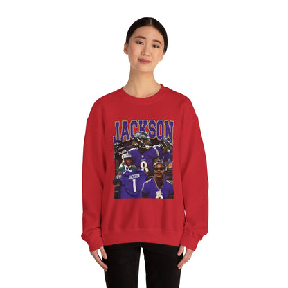 Lamar Jackson Graphic Crewneck Sweatshirt | Cozy Sports Apparel | Unisex Casual Wear | Perfect for Game Day, Gifts, Stylish & Comfy Sweatshirt