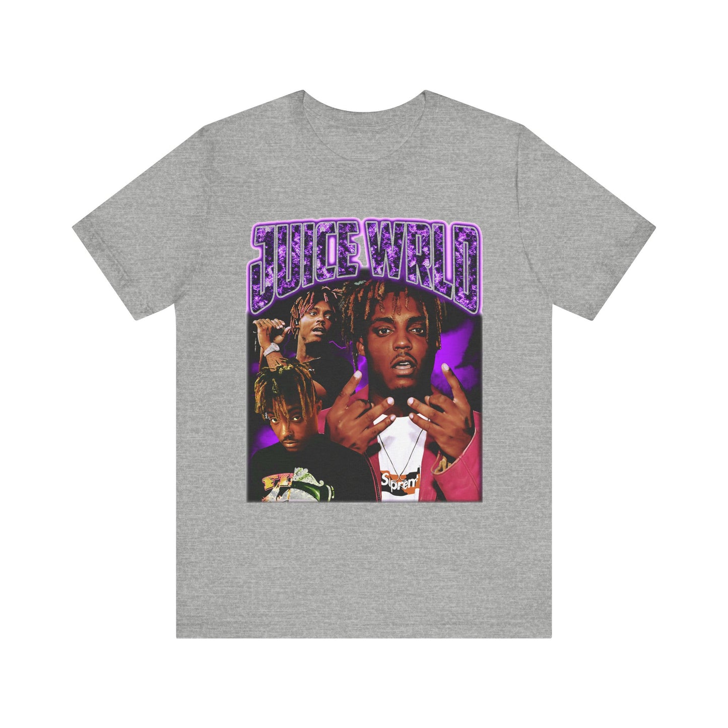 Juice WRLD Unisex Jersey Tee - Retro Graphic T-Shirt for Music Fans