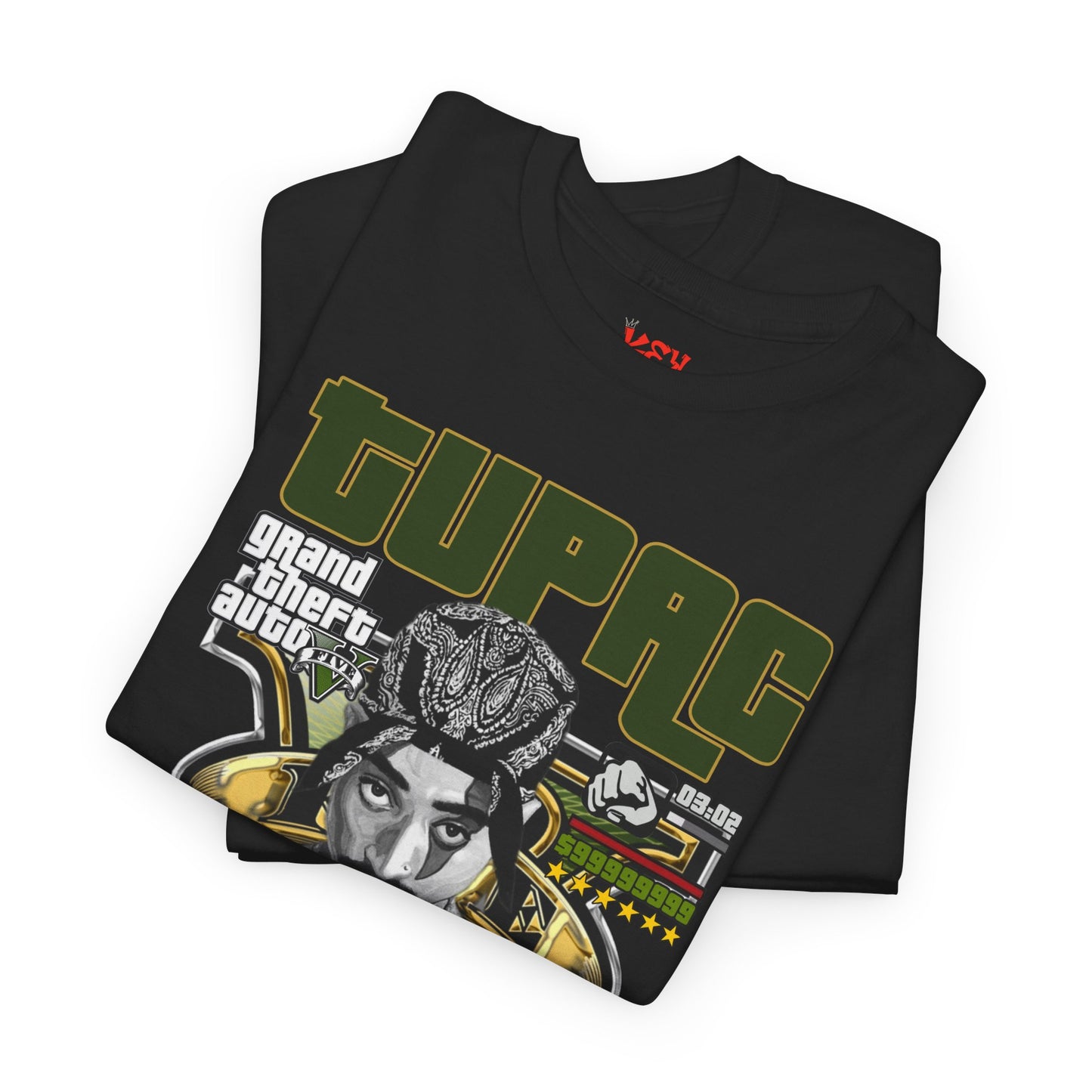 2pac Tribute Unisex Heavy Cotton Tee