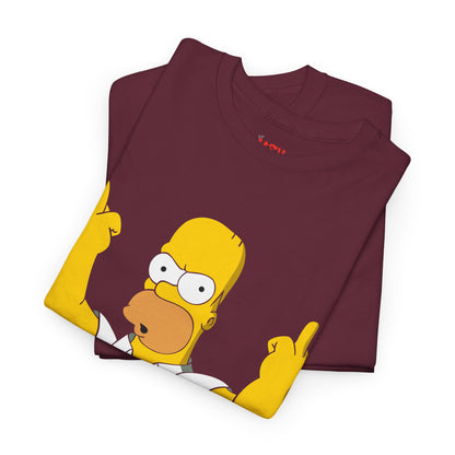 Homer Double Middle Fingers T-shirt