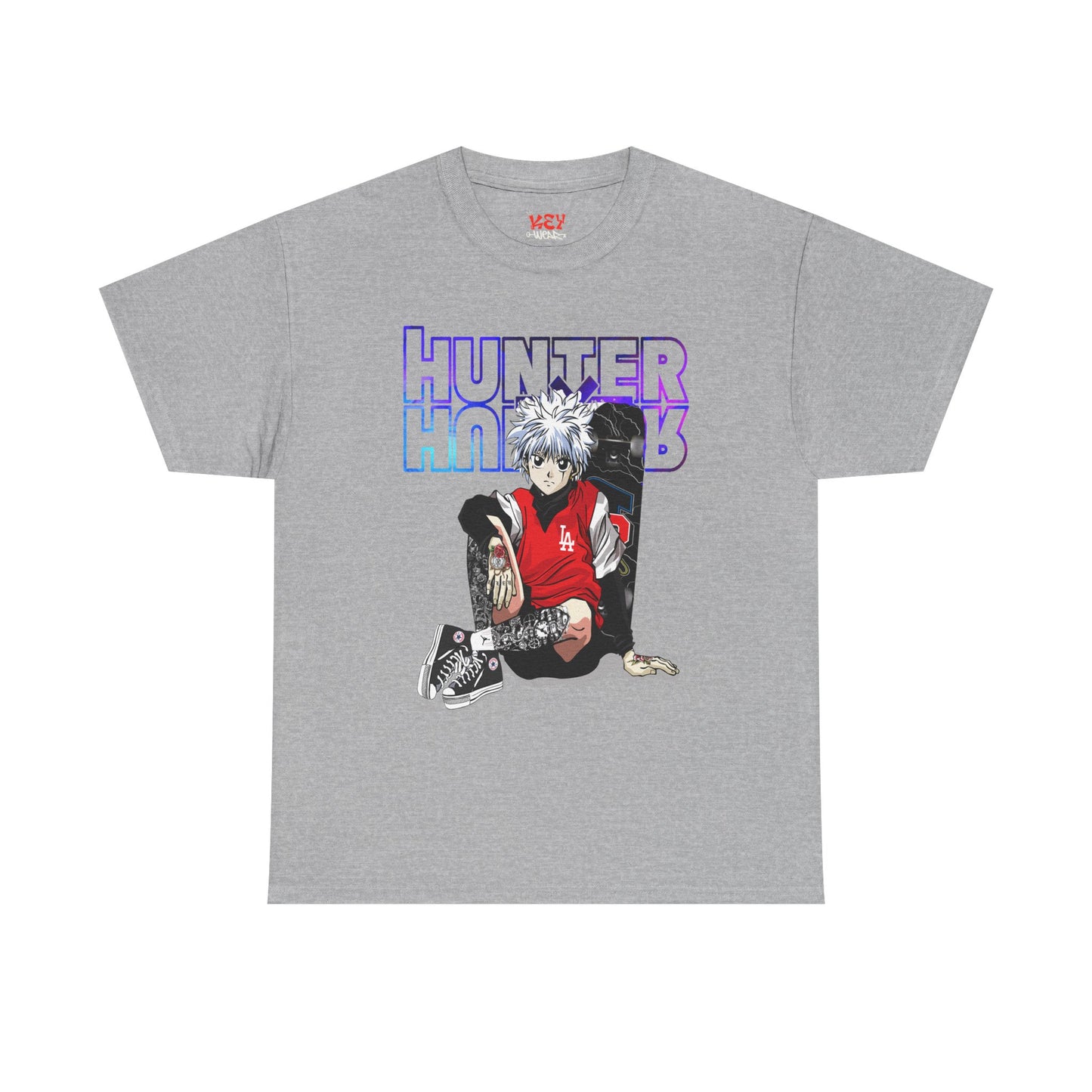 Hunter x Hunter Unisex Heavy Cotton Tee - Anime Graphic Tee