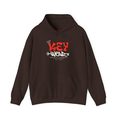 Graffiti Style Unisex Hoodie - KeyWear, Streetwear, Cozy Fashion, Urban Style