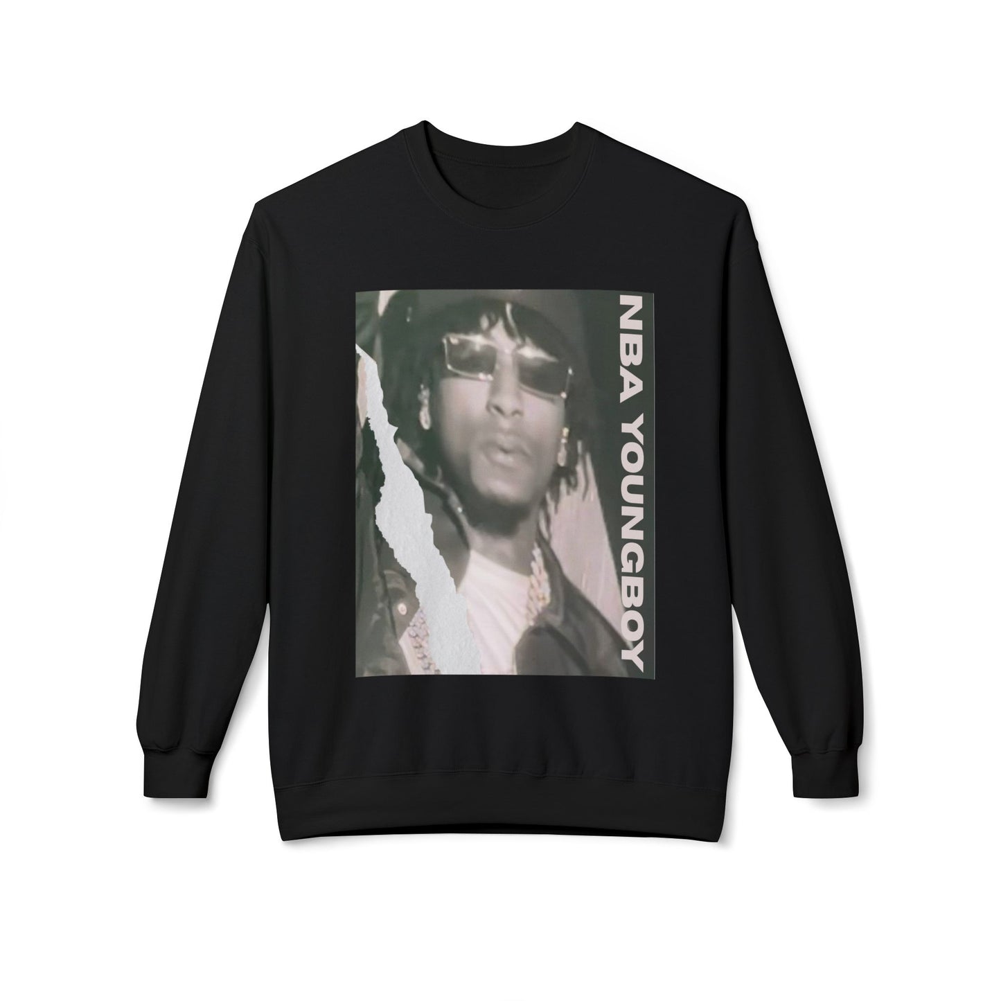 YOUNGBOY Vintage Photo Crewneck Sweatshirt — Keywear custom Graphic