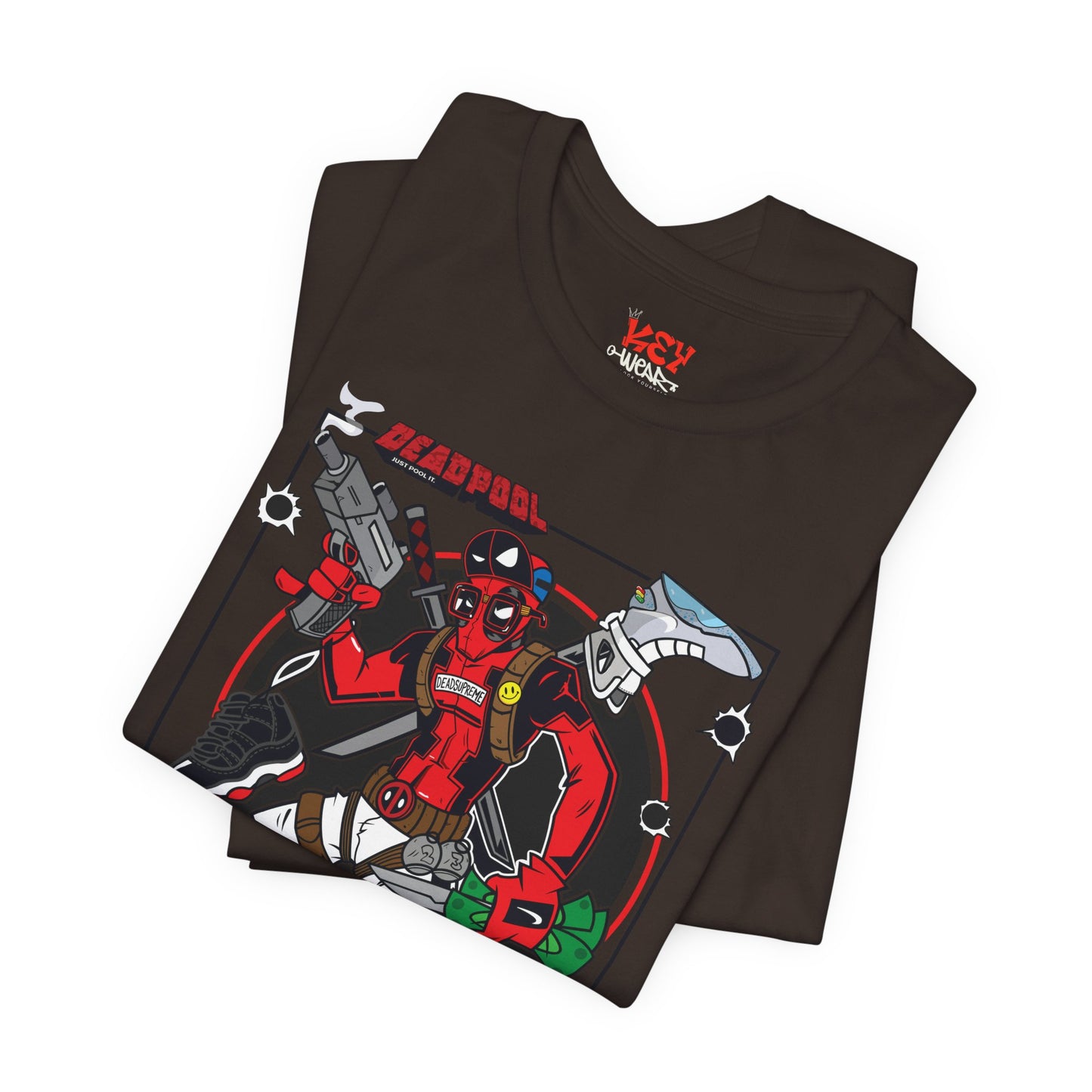 Deadpool Arcade Graphic Tee — Retro Gaming Comic T-Shirt