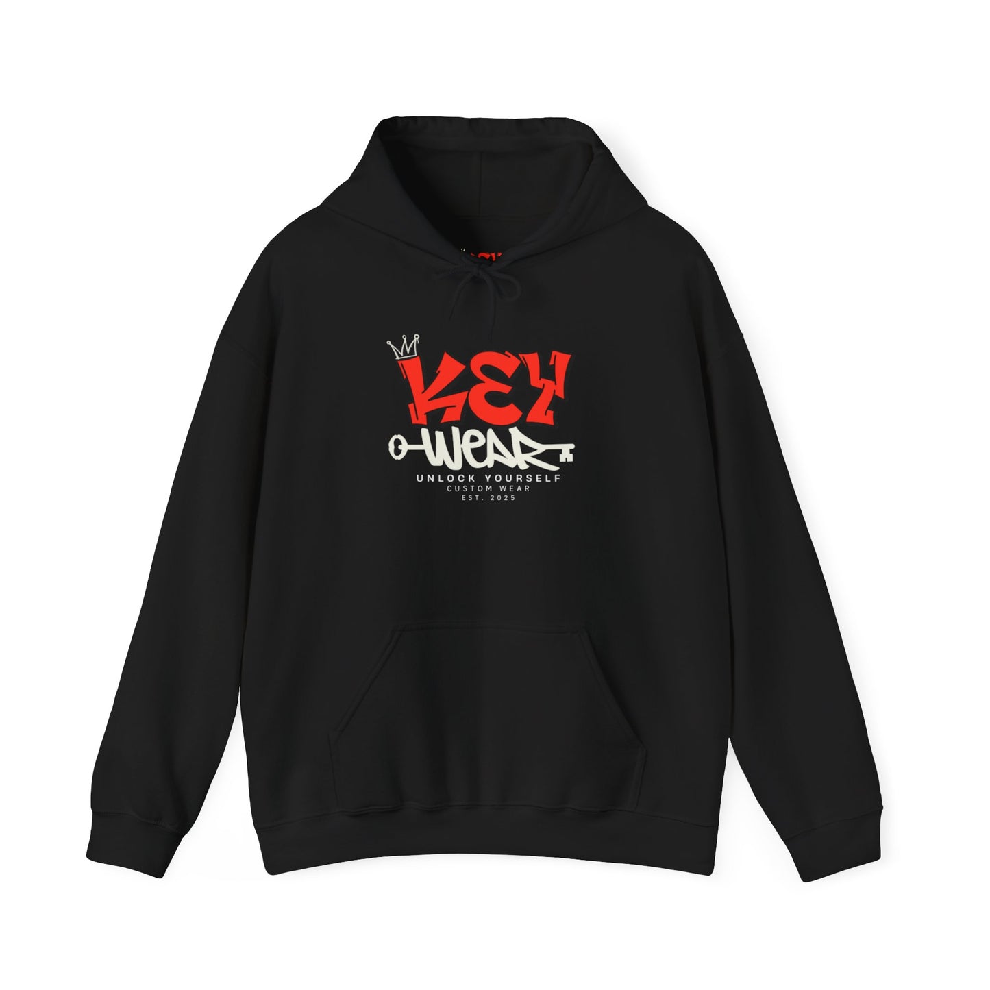 Graffiti Style Unisex Hoodie - KeyWear, Streetwear, Cozy Fashion, Urban Style