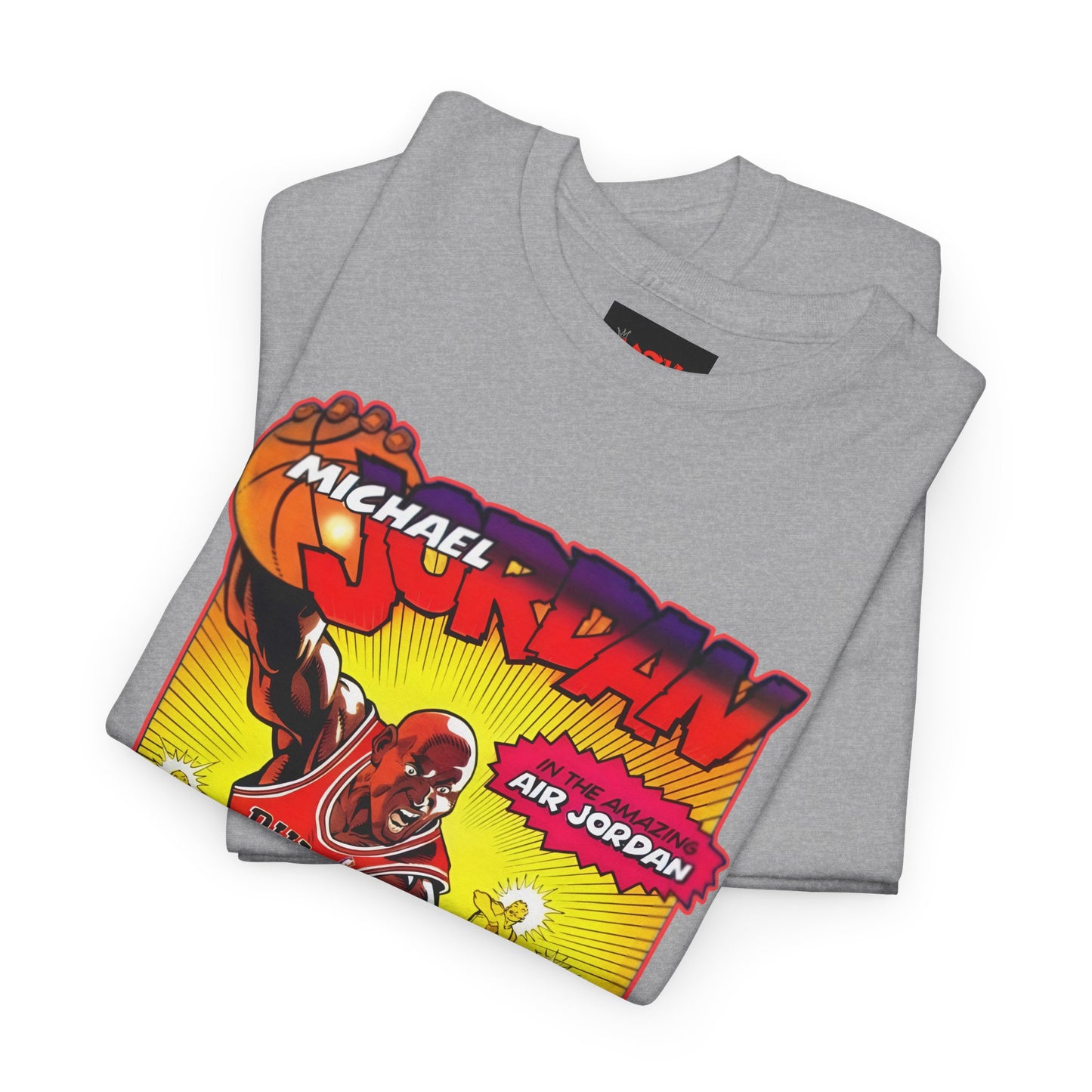 Retro "Michael Air"   Graphic Tee — Comic-Style Jersey Design
