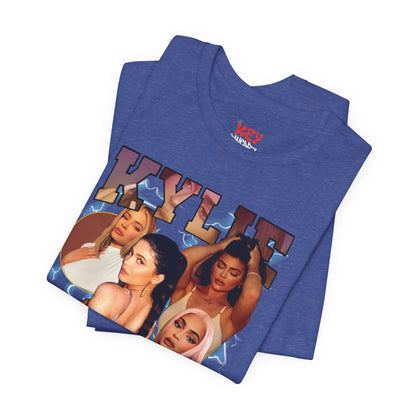 Bootleg Kylie Jenner Graphic Tee — Retro Collage