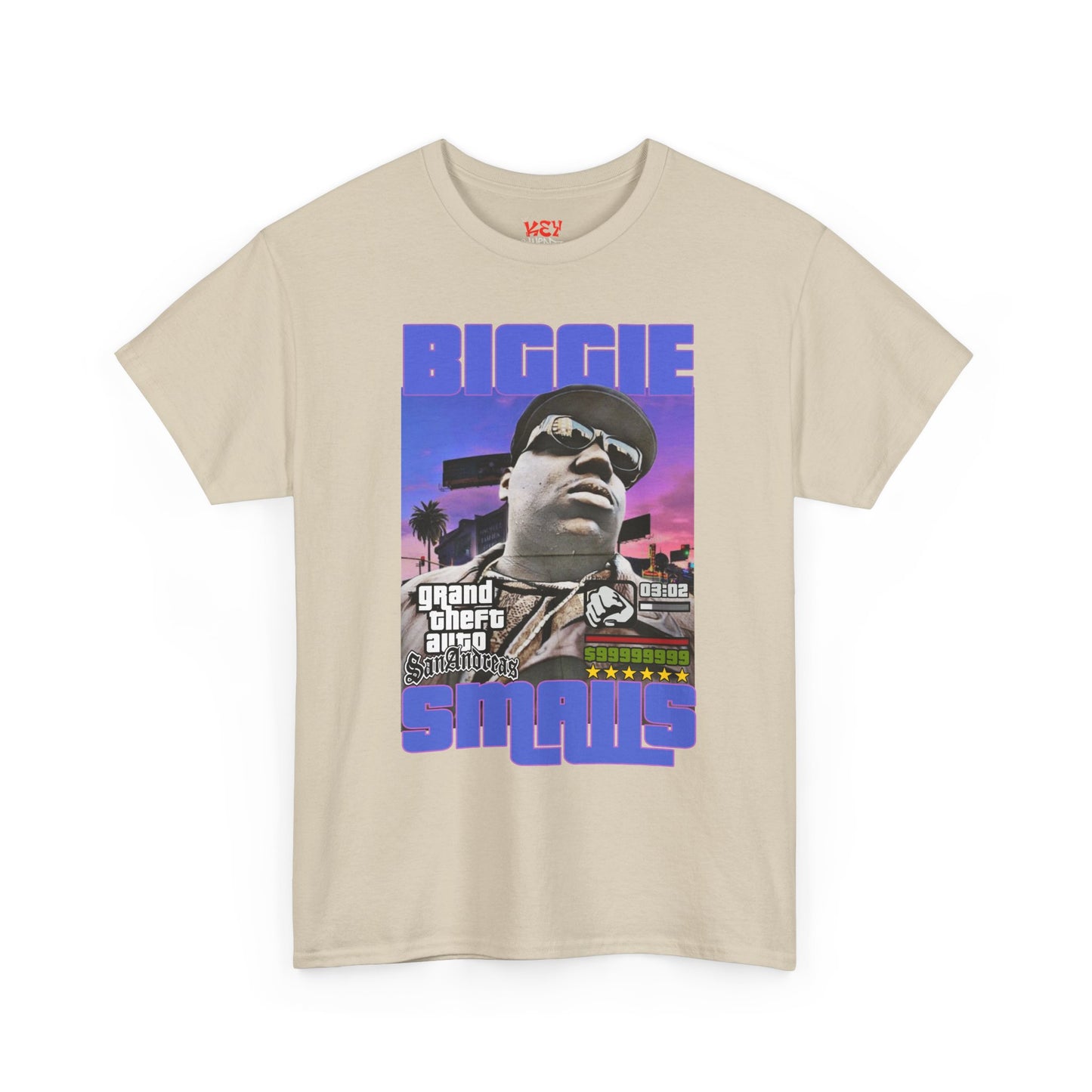 Biggie Tee — Retro Dragon Warrior Graphic T‑Shirt