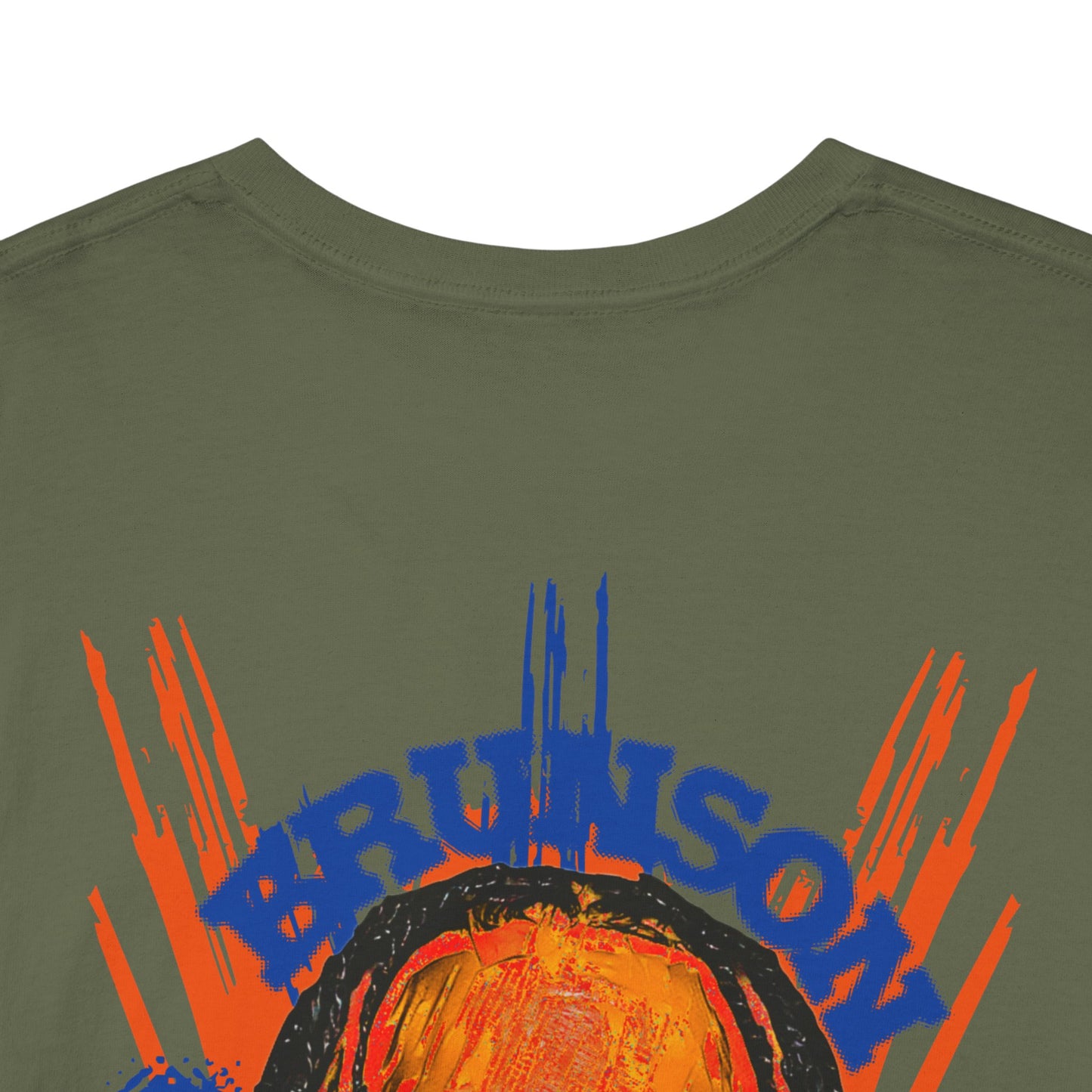 Brunson #11' Retro Portrait Basketball T-Shirt