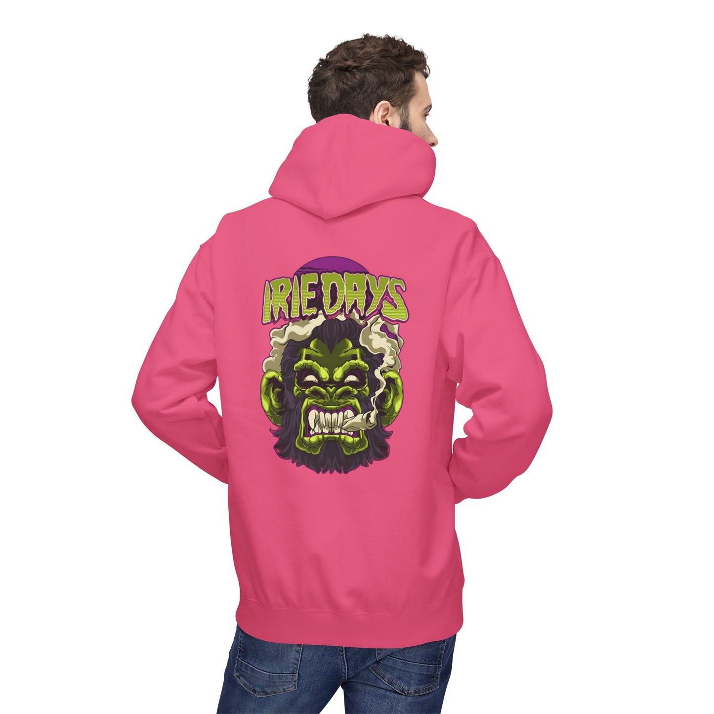 Irie Days Gorilla Graphic Hoodie — Green Monster Streetwear Pullover