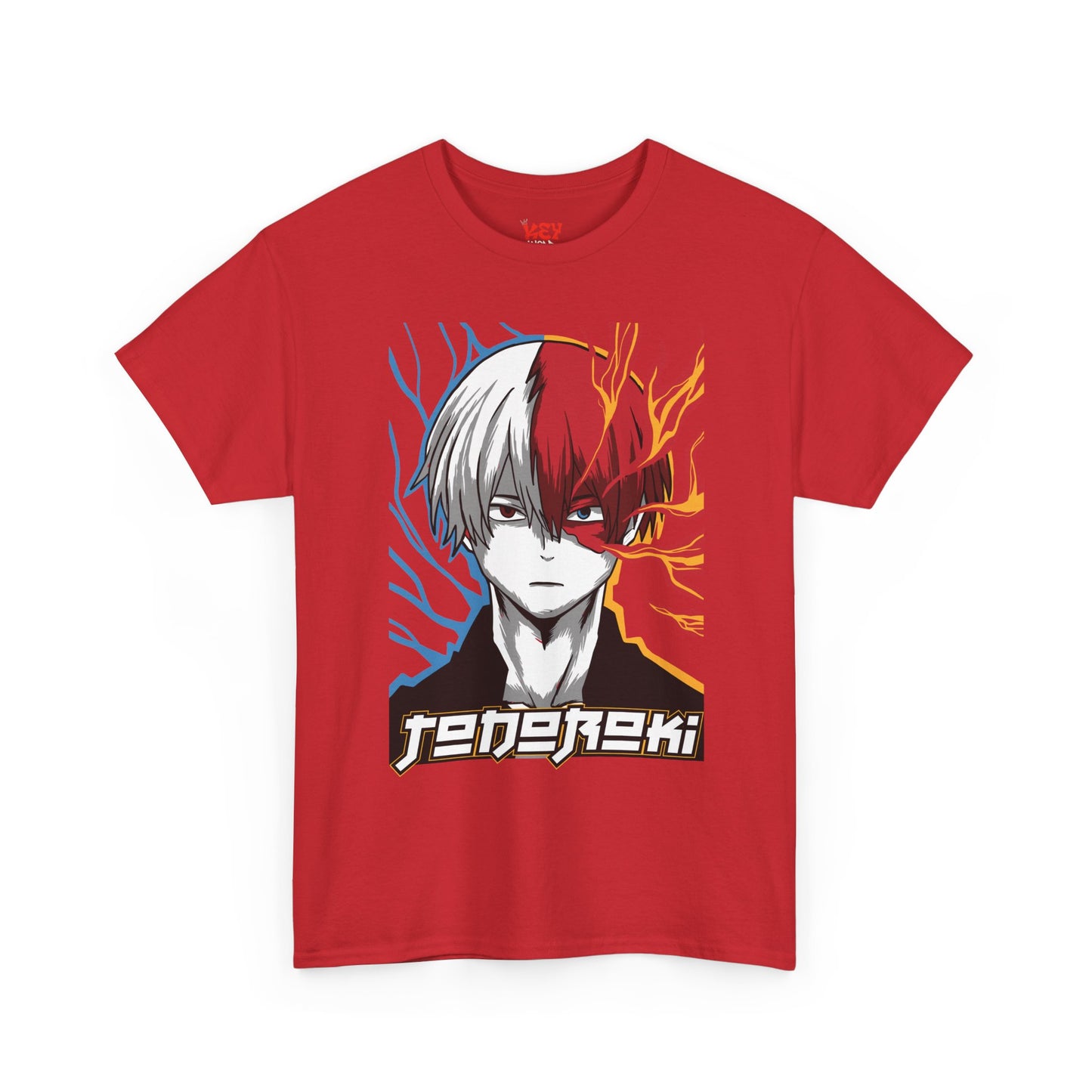 Shoto Todoroki Split Flame & Ice Graphic Tee