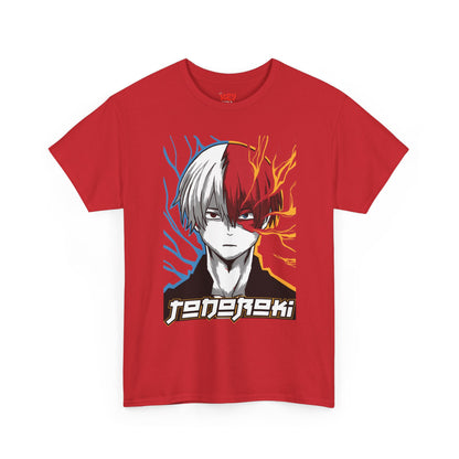 Shoto Todoroki Split Flame & Ice Graphic Tee