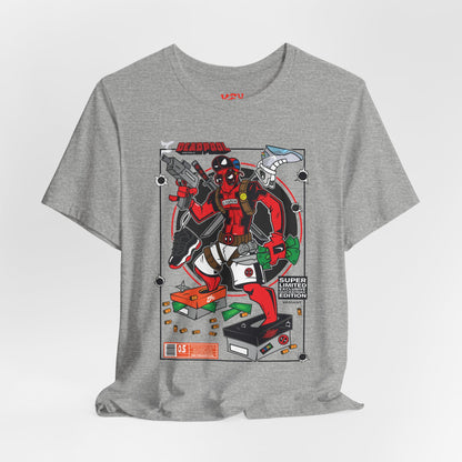 Deadpool Arcade Graphic Tee — Retro Gaming Comic T-Shirt
