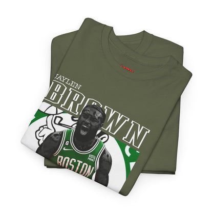 Jaylen Brown Boston Celtics Graphic Tee — NBA Player Basketball Fan Shirt