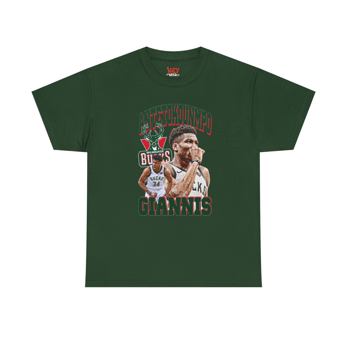 Giannis Antetokounmpo Unisex Heavy Cotton Tee - Basketball Fan Apparel