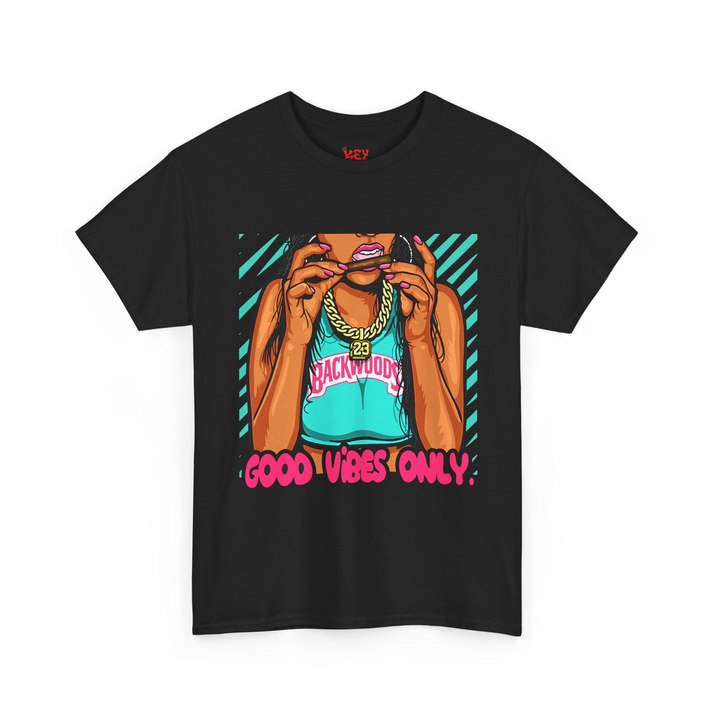 Good Vibes Only Tee — Retro Pop Art Graphic T-Shirt
