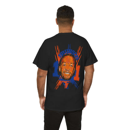 Brunson #11' Retro Portrait Basketball T-Shirt