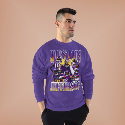 Justin Jefferson Design  Crewneck Sweatshirt