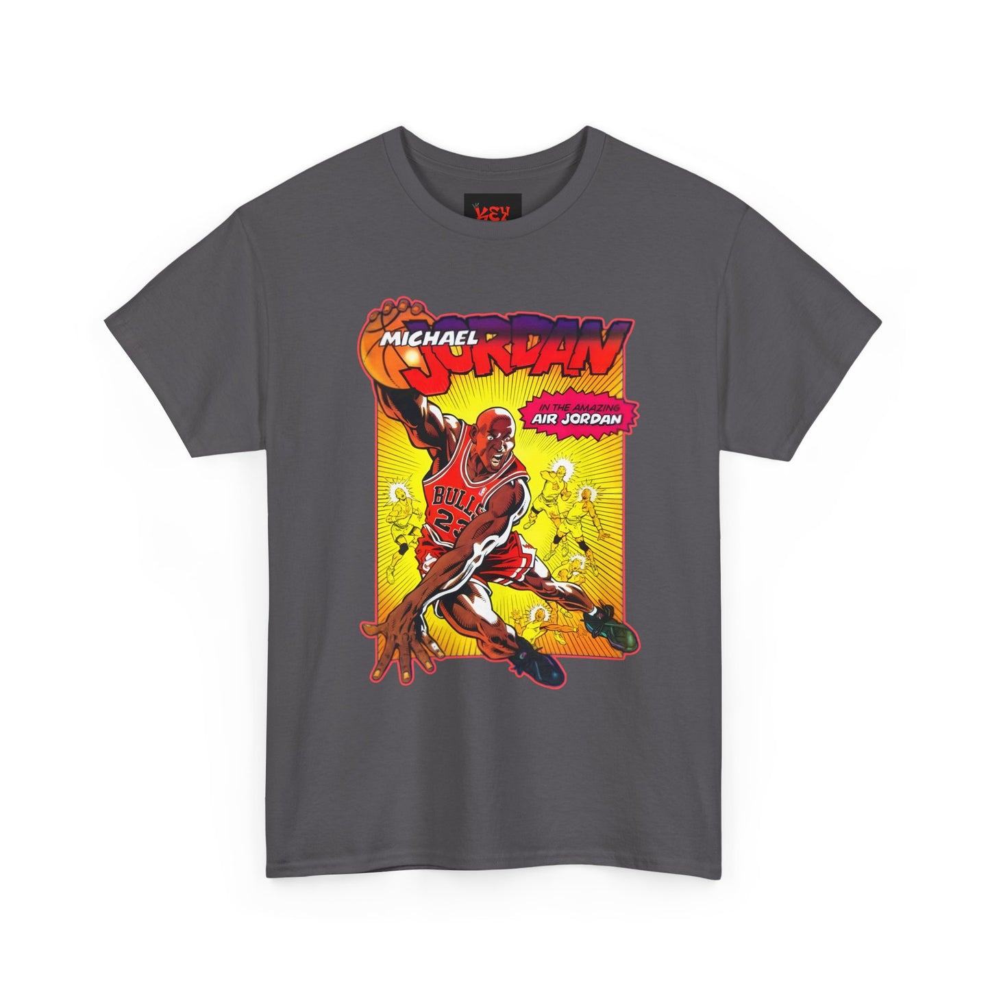 Retro "Michael Air"   Graphic Tee — Comic-Style Jersey Design