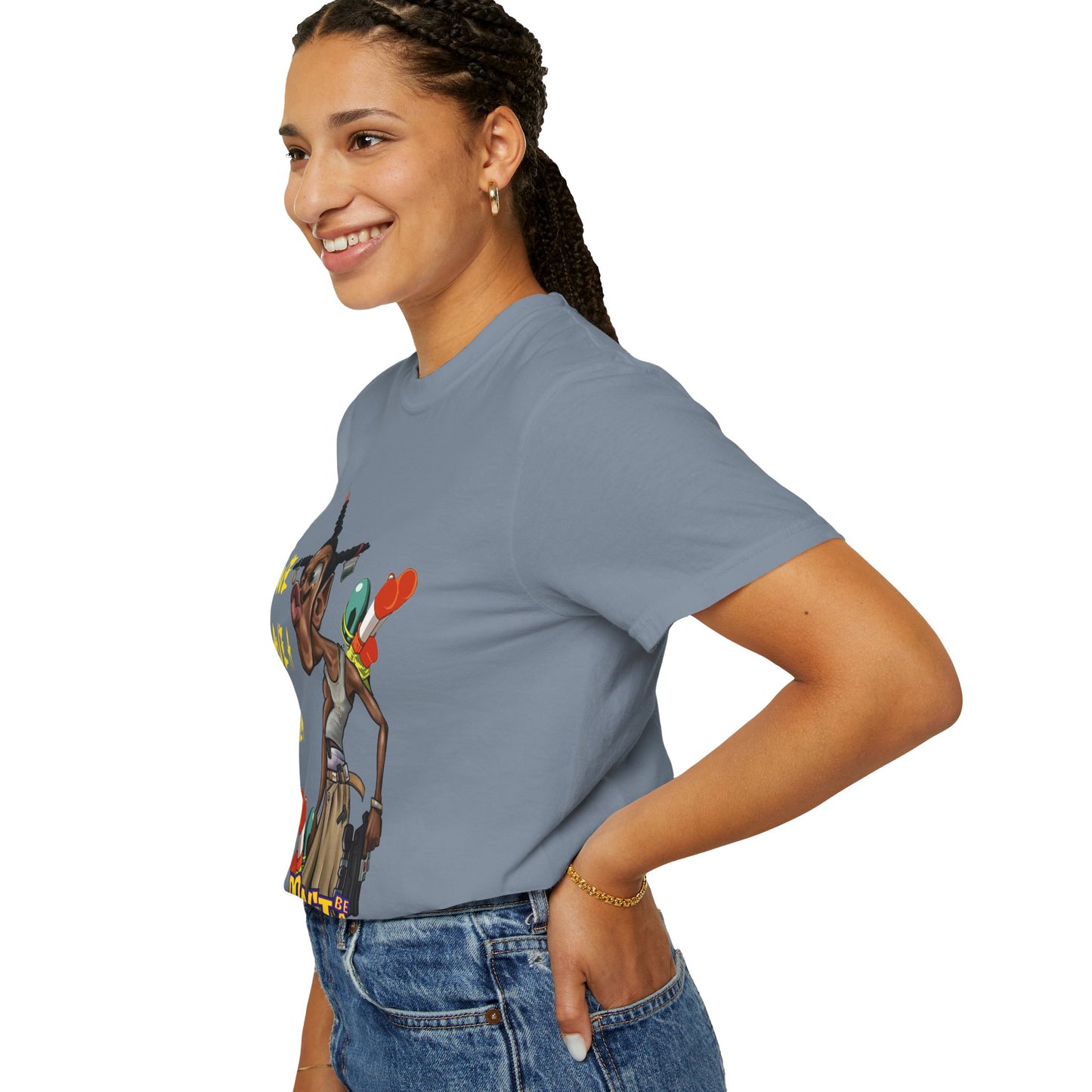 Don’t Be a Menace Graphic T-Shirt — “Do We Have a Problem?” Urban Cartoon Streetwear